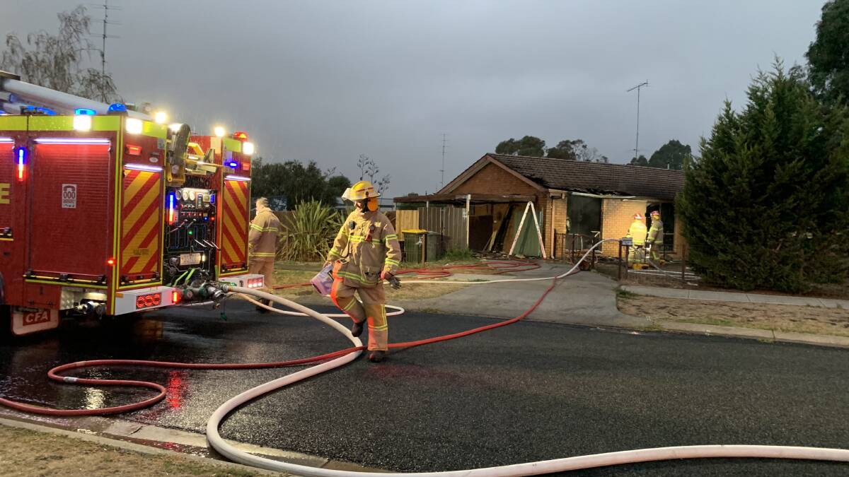 'Flames coming out of the windows' at house fire in Sebastopol
