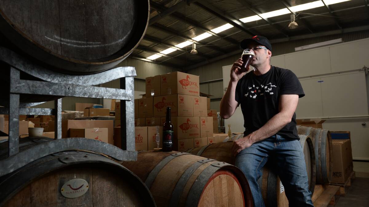 Good Beer Sneak: Red Duck's head brewer Scott Wilson-Browne, who has previously been involved with Good Beer Week. Picture: Adam Trafford