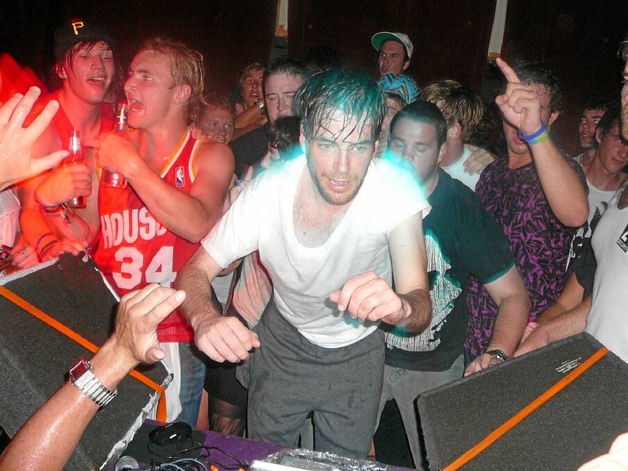 Sweat fest: The infamous 2009 Girl Talk gig was a hot evening. Picture: Andrew Wilson