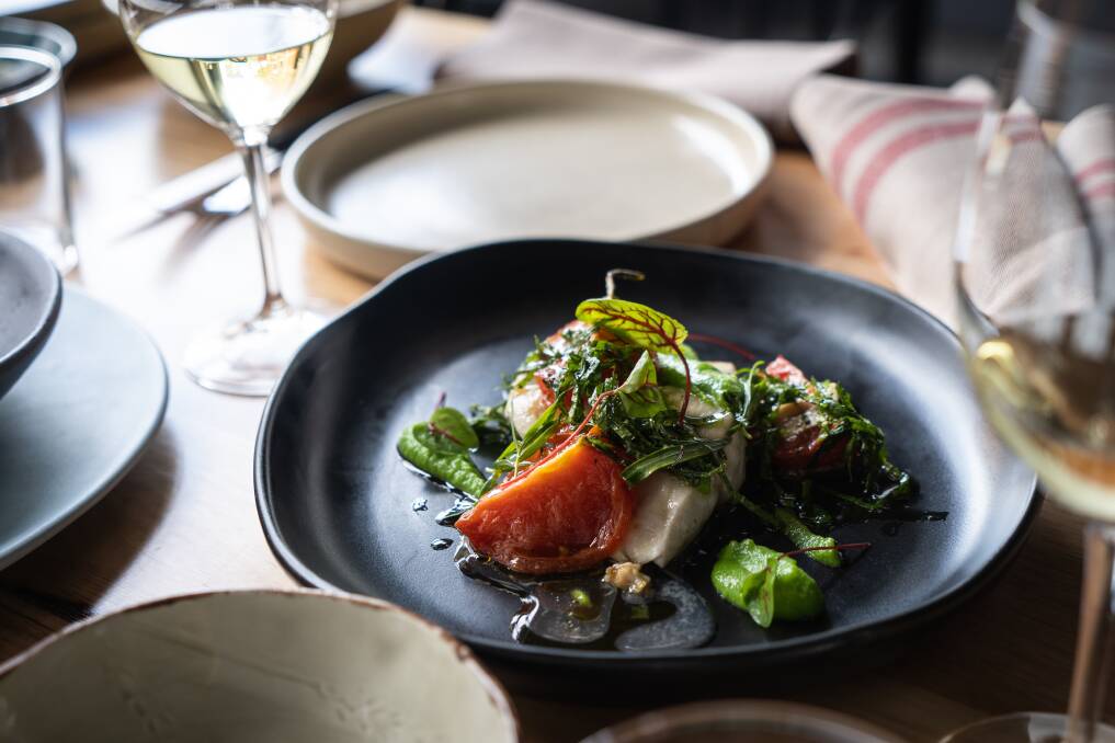 Moreish: A summery Mr Jones dish of St Leonards Snapper Fillet, with heirloom tomatoes. 