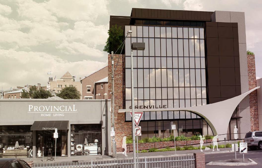 The building initially proposed for 11 Grenville Street North. Council officers eventually argued the development's frontage should be no more than 9 metres, or three storeys high. Picture: Supplied.