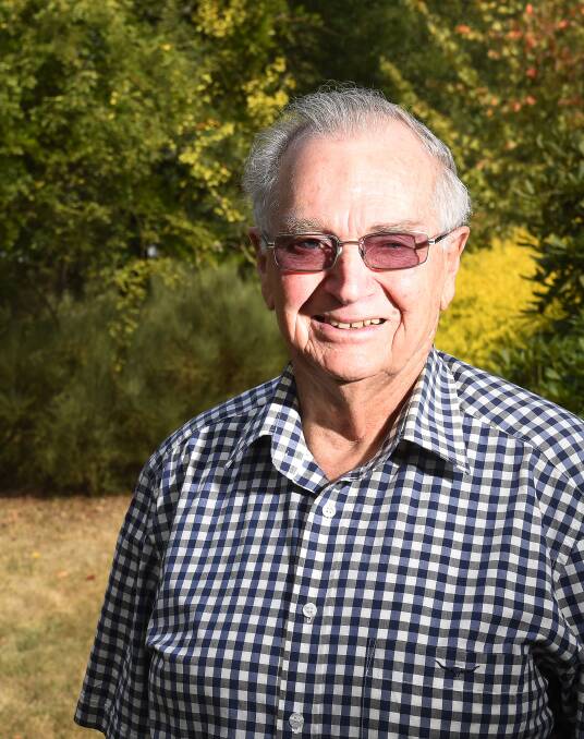 GREEN THUMB: Bob Whitehead’s passion for horticulture and his contribution to the community has seen him receive an OAM. Picture:  Luka Kauzlaric 