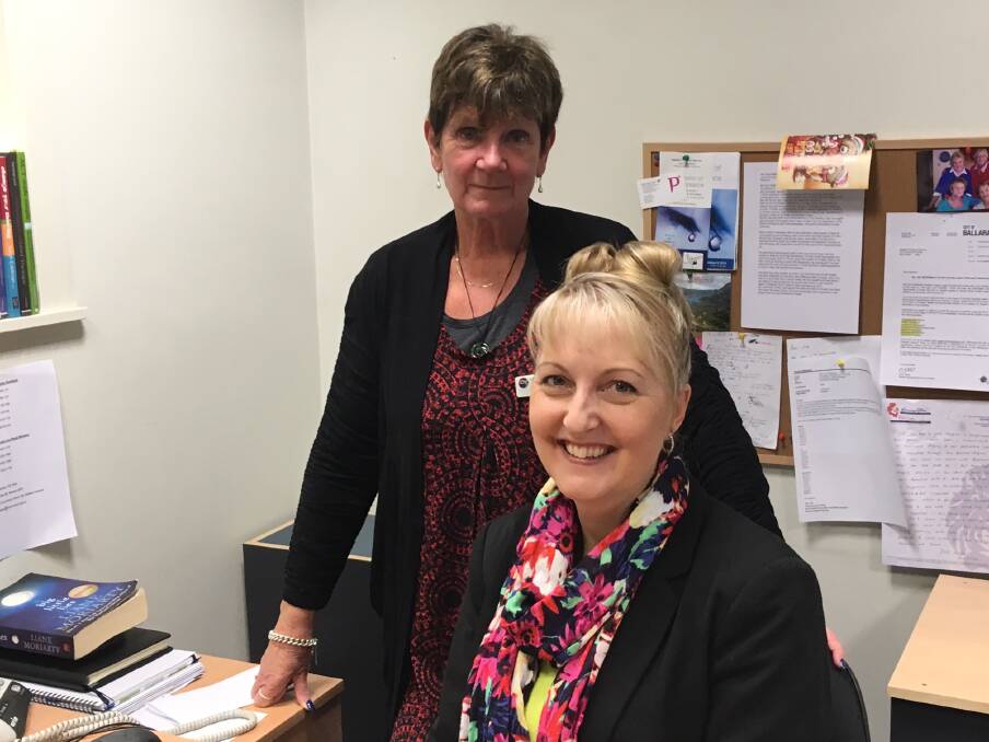 UNSUNG HEROS: Ballarat Hospice Care palliative care counsellors Liz Dawson, left, and Kerri-Ann Batchelor.