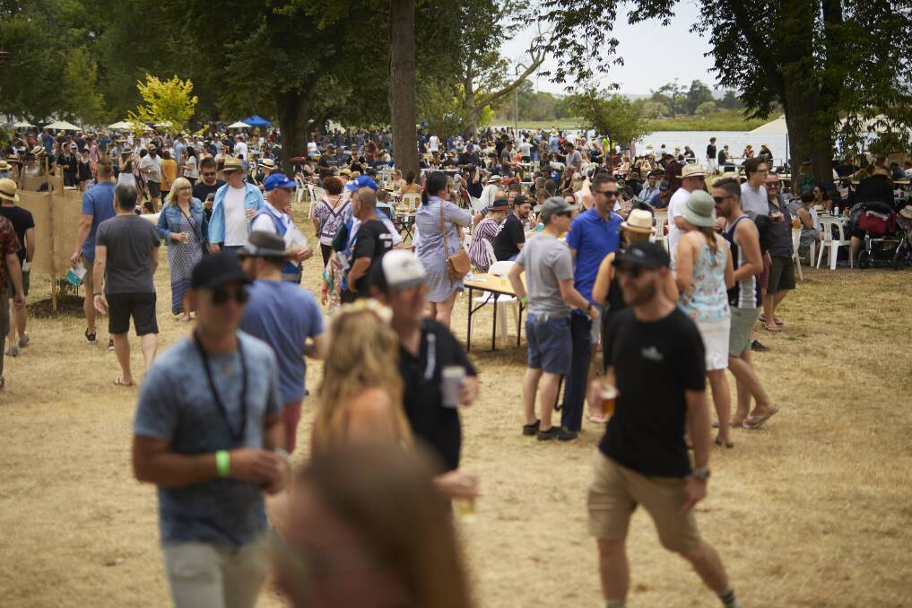 CROWD: Thousands are expected to come through the gates of this years Ballarat Beer Festival. Picture: Luka Kauzlaric.