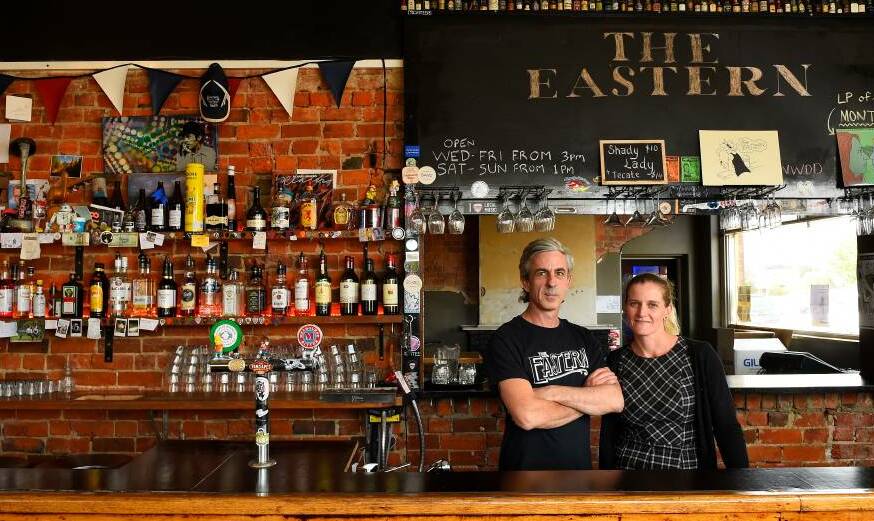 SUPPORT: The Eastern Hotel owners Matt and Chrissie Stone. Picture: Adam Trafford.
