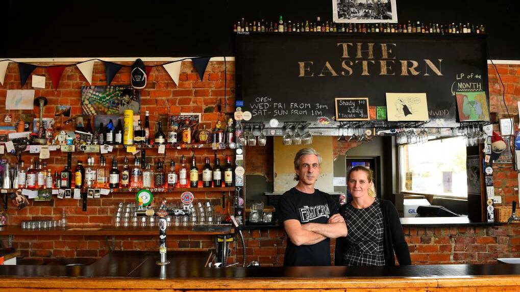HELP NEEDED: Matt and Chrissie Stone behind the bar of the Eastern. Picture: Adam Trafford.