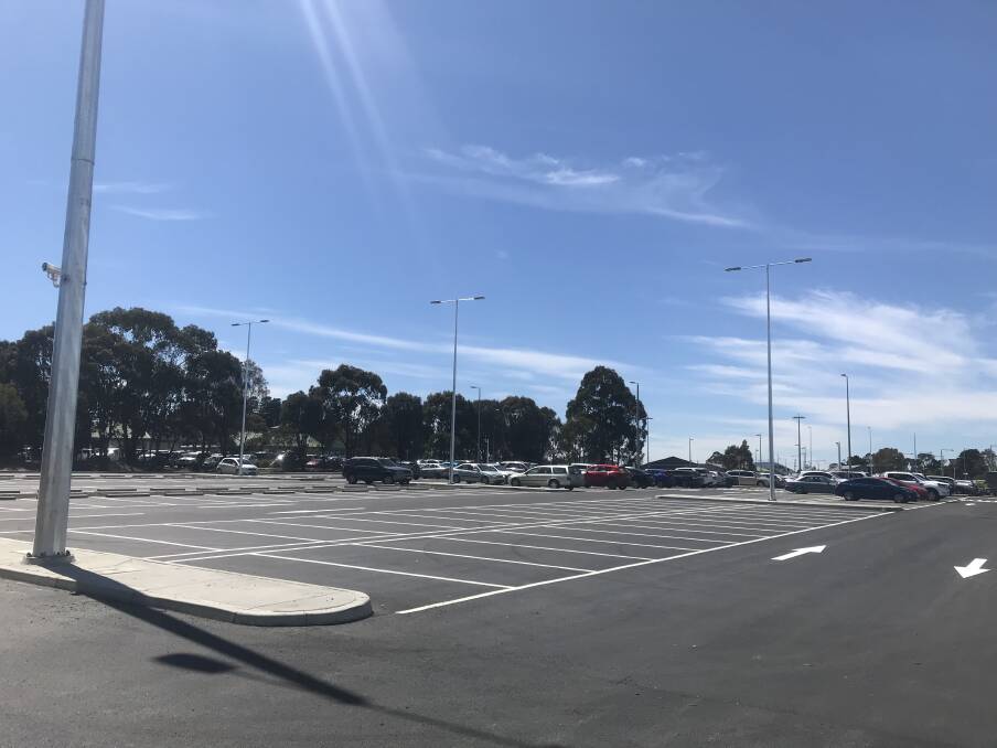 EMPTY: Over 100 new parking spaces should relieve overcrowding in the Wendouree Station car park. 