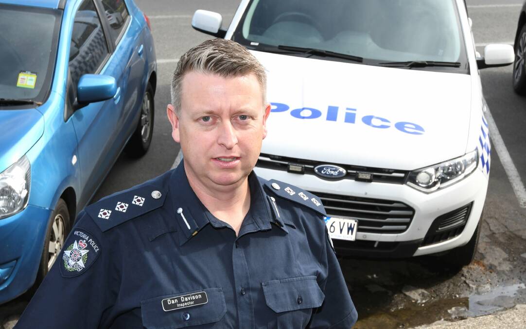 CRIME: Inspector Dan Davison part of new strategy to catch drug dealers in the region. Picture: Lachlan Bence.