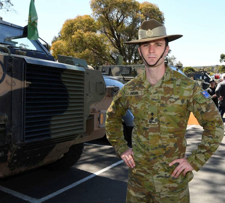 MILITARY: Lieutenant Ryan Kelly 8th/9th Battalion, Royal Australian Regiment.