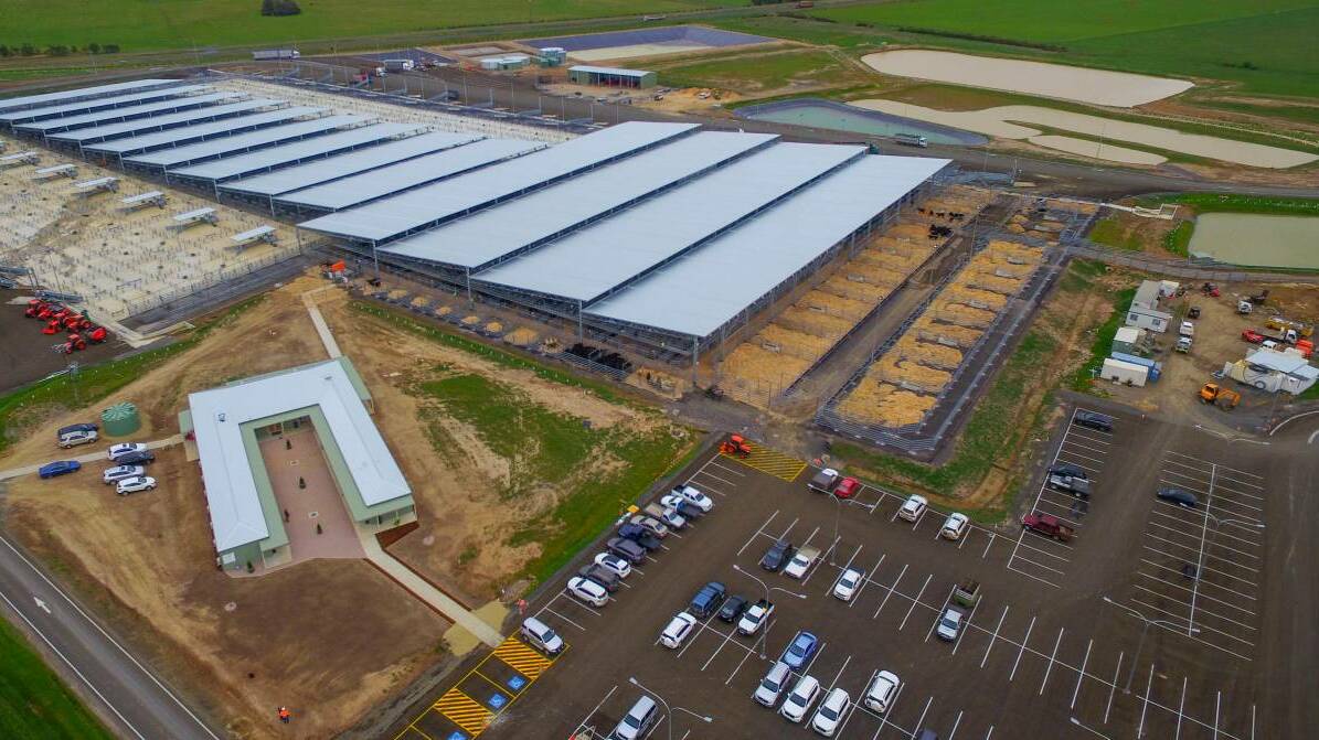 The CVLX saleyards have been a talking point since their opening in October 2018. Picture: Skyline Drone Imaging.