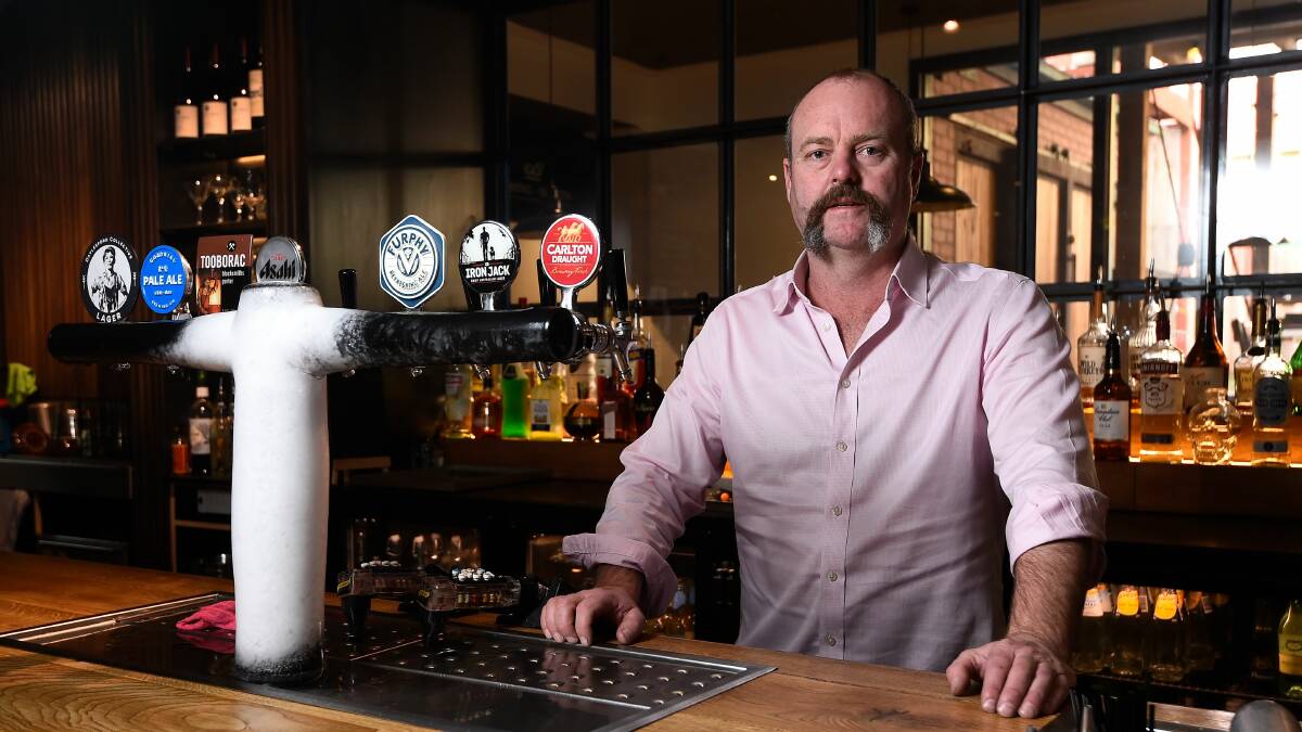 VACANCY: Royal Daylesford Hotel publican Cameron Stone said the venue lost all its accomodation bookings at the weekend. Picture: Adam Trafford.