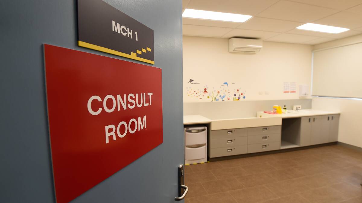 One of the consult rooms inside the new testing facility. Picture: Adam Trafford.