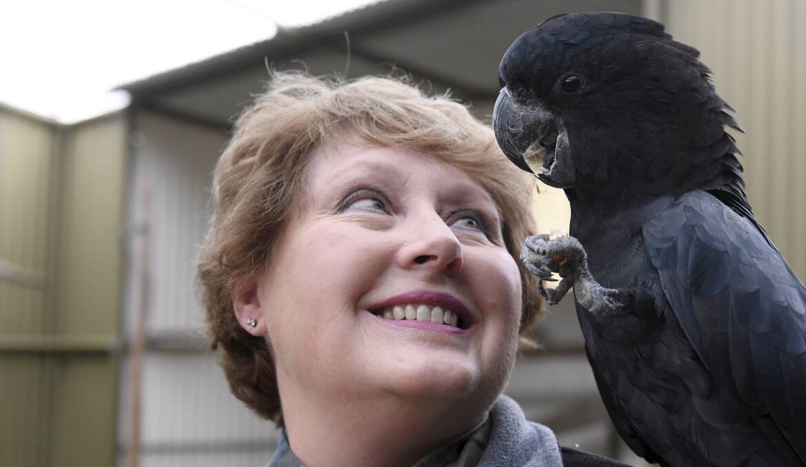 Ballarat Bird World owner Lisa Sperder. Picture: Lachlan Bence.