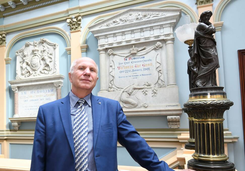 ROTARY: Vladimir Donskoy's visit to Ballarat is one of friendship, learning, and history between Russia and Australia. Picture: Lachlan Bence