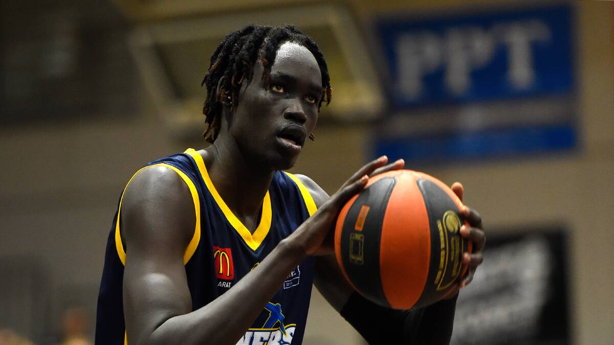 OLD FRIENDS: Deng Acuoth will be looking to make his debut for the South East Melbourne Phoenix against Melbourne United. 