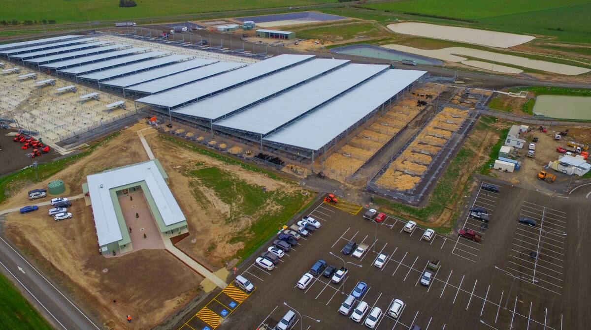 BIG STINK: The EPA releases their official decision following hundreds of odour complaints at the Miners Rest saleyards. Picture: Skyline Drone Imaging.