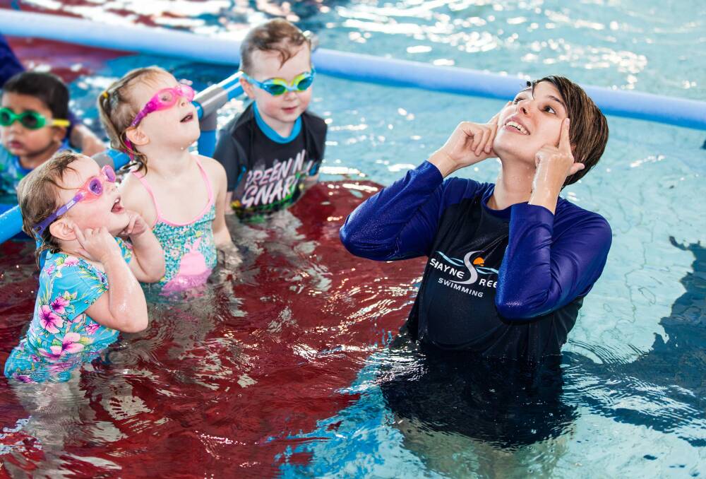 SAFETY: Preparing children for summer with swimming lessons is a key reason why Shayne Reese Swimming believes restrictions hsould be eased further. 