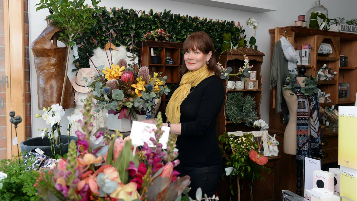PUSHING FORWARD: Creswick Flowers owner Simone Broad. Picture: Kate Healy.
