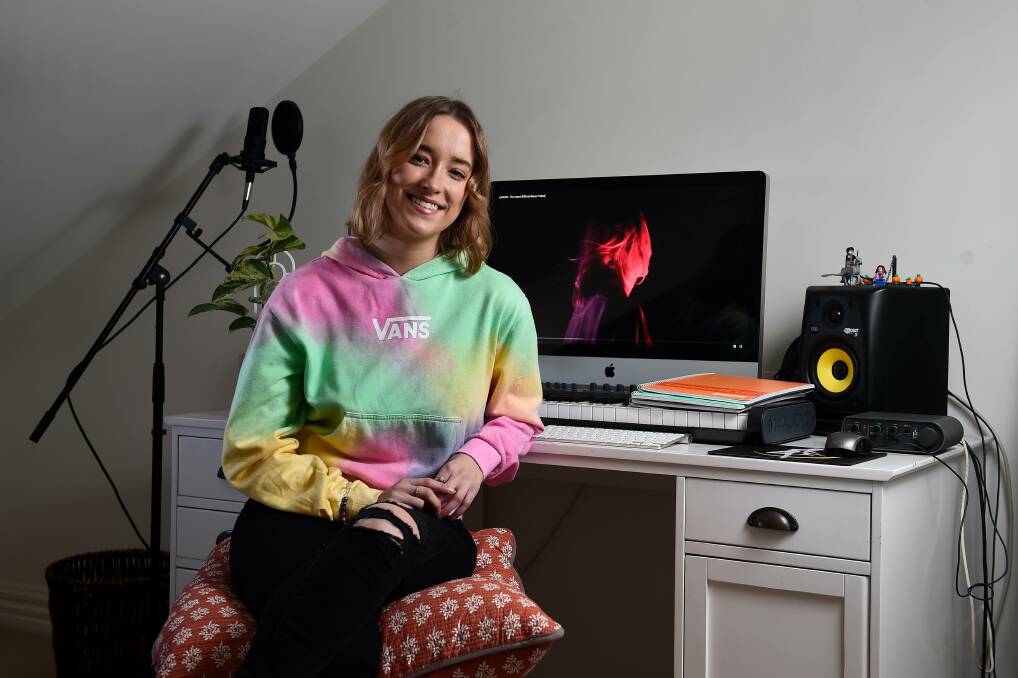VOCALS: Ballarat artist Yohanna Bright, better known as LASHES, is set to release her second single in isolation. Picture: Adam Trafford.