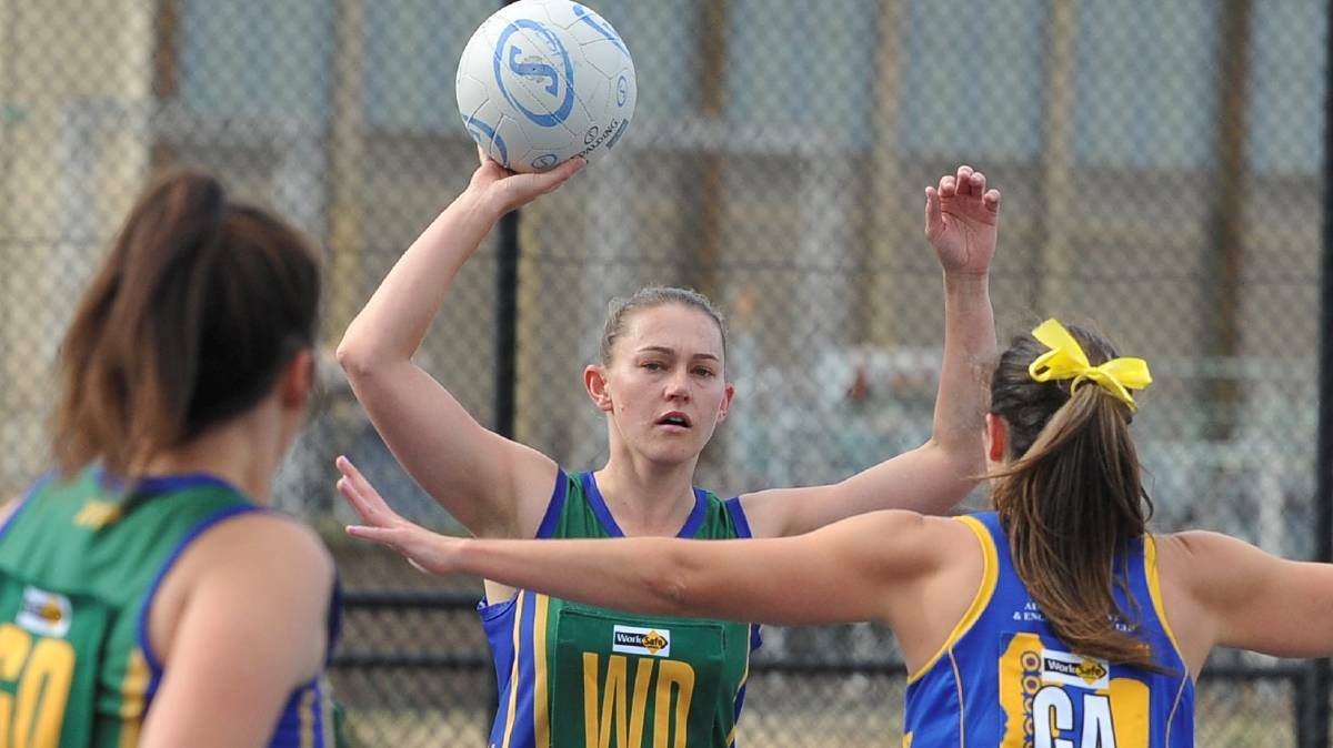 EXPERIENCE: Lake Wendouree's Kara Hart will represent the region at the Victorian State Netball Titles in Lilydale. Picture: Lachlan Bence.