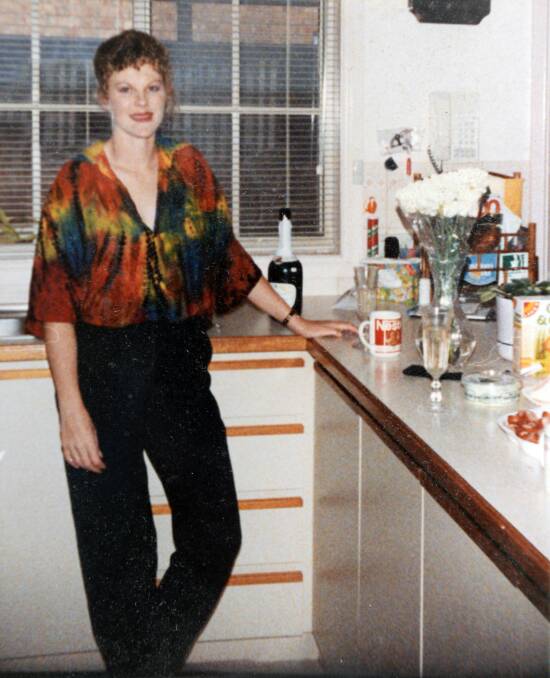 FUN LOVING: Tracey in the kitchen before a enjoying a good night out with friends. 