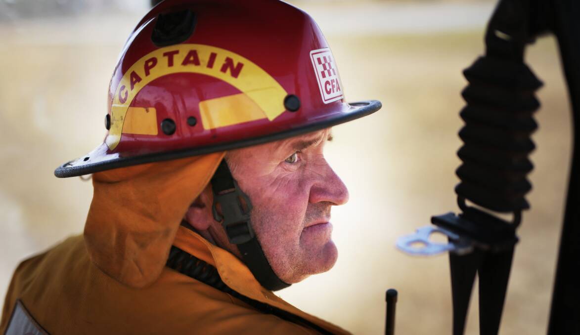 EXPERIENCE: Cape Clear CFA captain Michael Rowe says he has had to act as a councillor for countless members over the years. Picture: Luka Kauzlaric.