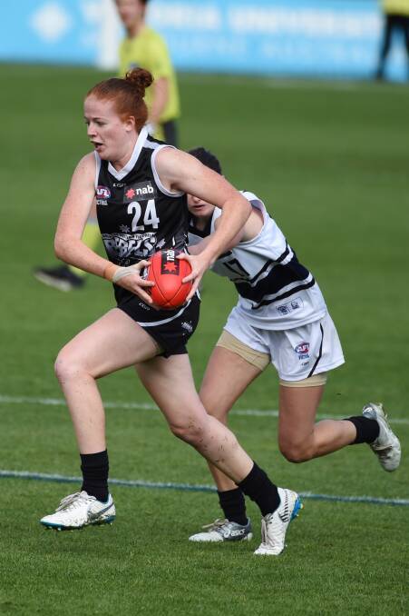 LEADER: Sophie Molan is being predicted to be drafted within the top ten picks of Tuesday's AFLW draft. Pictures: Adam Trafford.