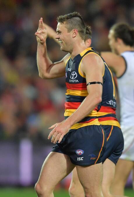 BACK IN FORM: Beaufort's own Brad Crouch is healthy and ready to deliver for Adelaide this coming season. Picture: David Mariuz.