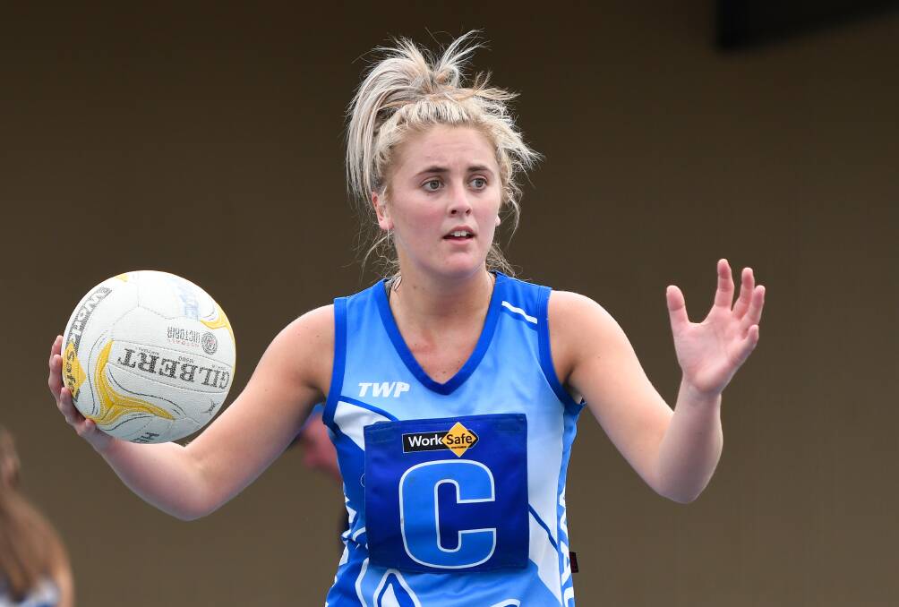 LEADER: Player/coach Jane Douglass has been terrific for Waubra as they look to secure a finals spot. Picture: Adam Trafford. 