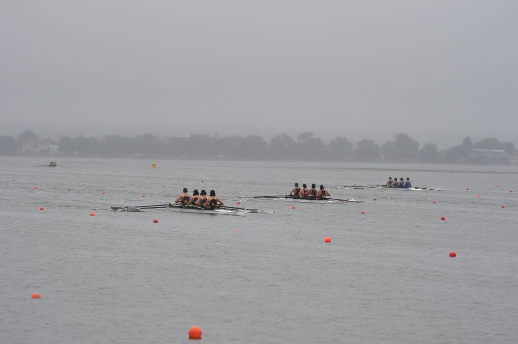 NEW EVENT: Crews rowing during the Wendouree-Ballarat Rowing Club Regatta. Picture: Kate Healy.