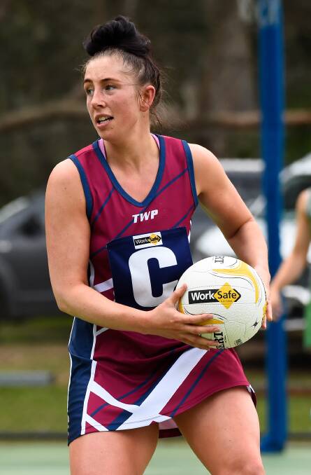LEADER: Ballan player/coach Narelle Perkins says her side is excited to play in the finals energy against Bungaree. Picture: Adam Trafford.