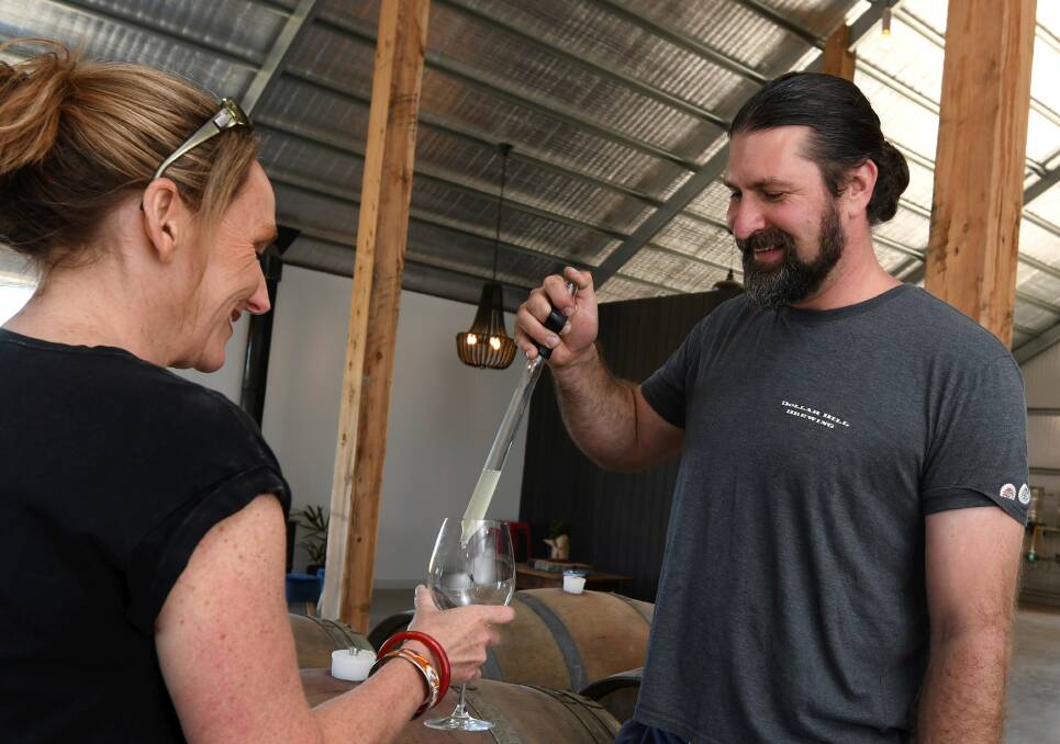 WILD FERMENT: Fiona and Ed Nolle want to showcase their unique sour beer for all to see. Picture: Lachlan Bence.