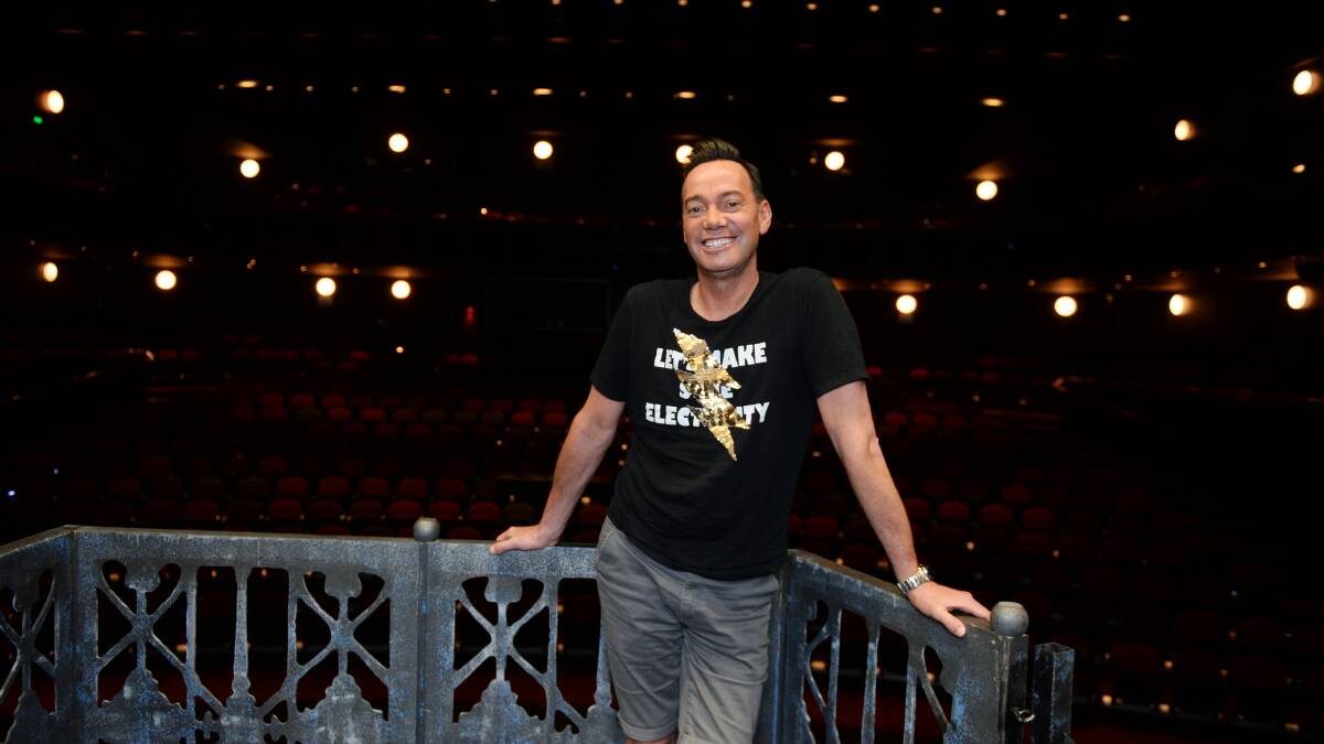 STAGE STAR RETURNS: Craig Revel Horwood returns to his home town for the opening of Ballarat Lyric Theatre's production of Jekyll and Hyde. Picture: Kate Healy. 
