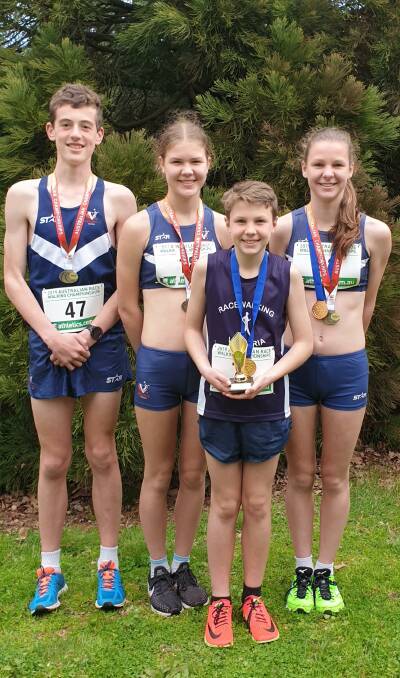 WINNERS: It was a very successful weekend for a group of Ballarat athletes.