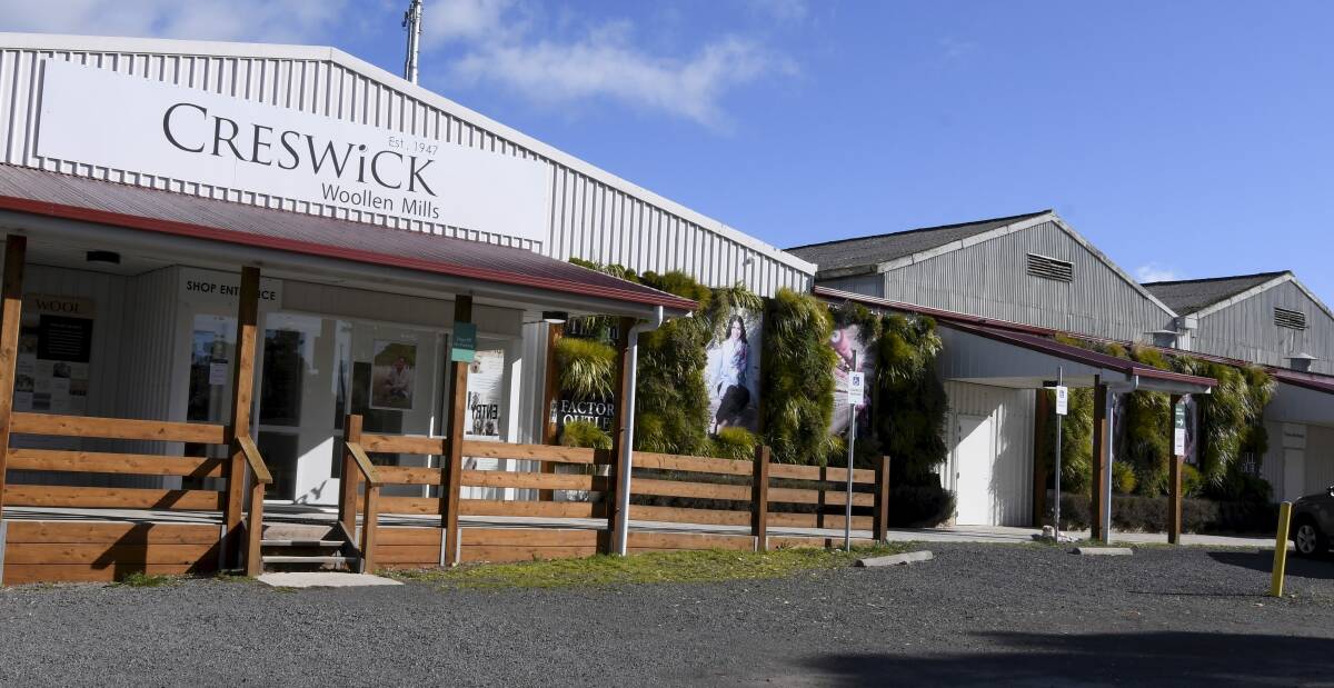 QUIET: Creswick Woollen Mills has lost a large proportion of its customers because of COVID-19 travel restrictions. Picture: Lachlan Bence.