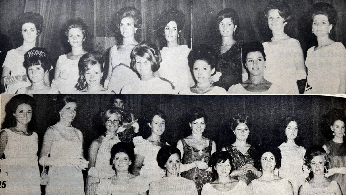 BEGONIA FESTIVAL: Do you recognise any of these prospective Begonia Queens of 1969?