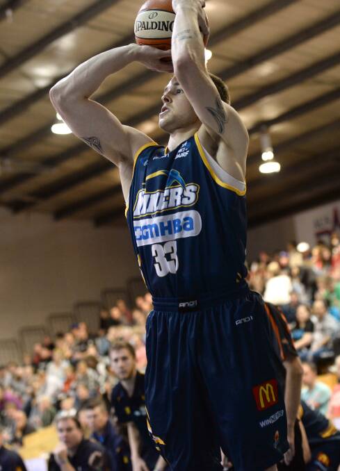 THREE: Nathan Sobey playing for the Ballarat Miners in 2014. Picture: Adam Trafford.
