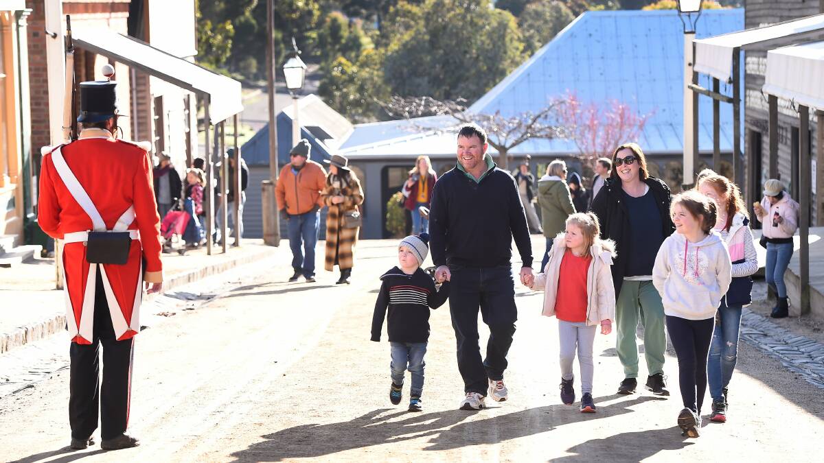 NO ENTRY: Attractions like Sovereign Hill will no longer play host to families from outside of regional Victoria for at least six weeks. Picture: Adam Trafford.