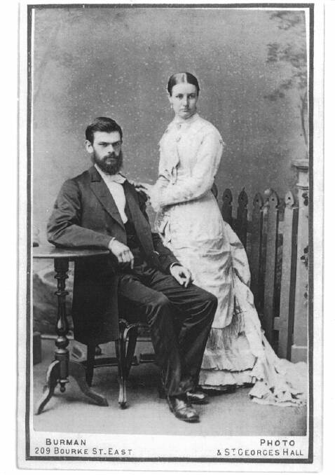 FIRST TEACHER: Mr and Mrs James, who raised their family in the school house.