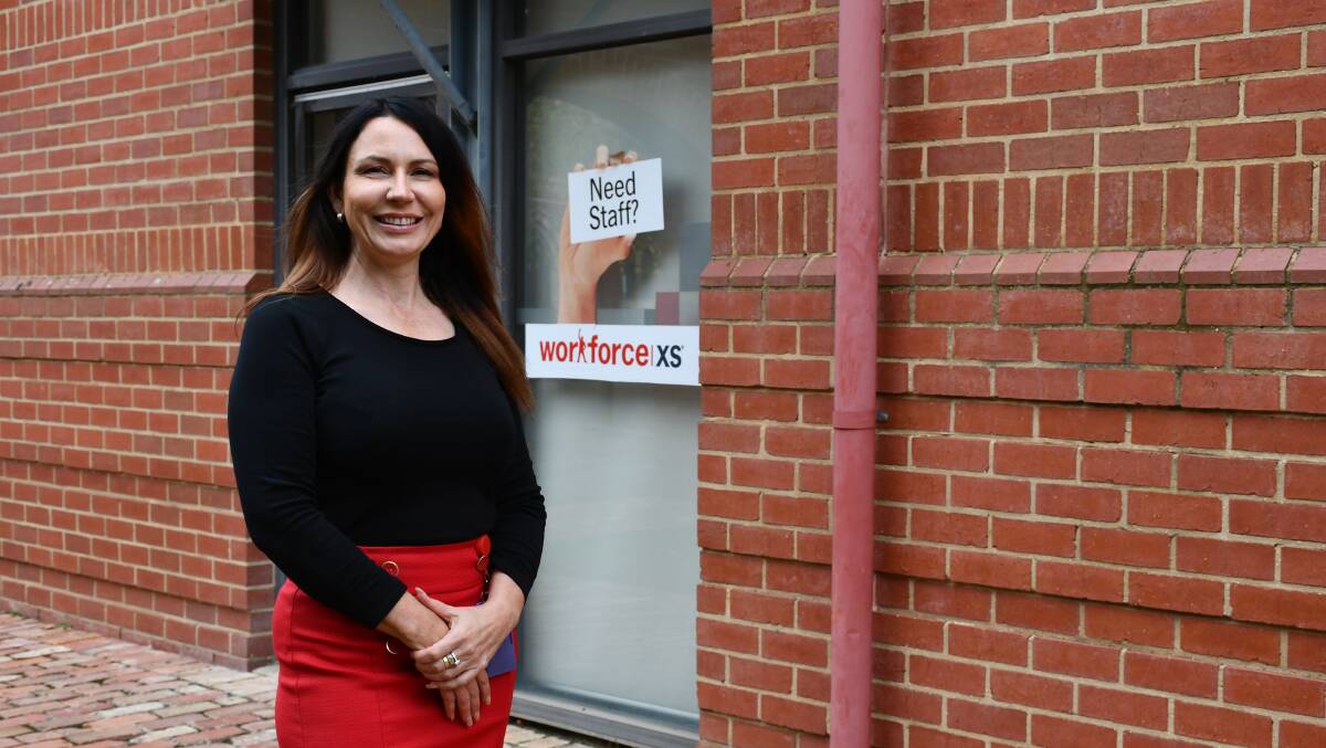 STAFF WANTED: Workforce XS managing director Rebecca Ponsonby at her office on Lydiard Street. Picture: Alex Ford.