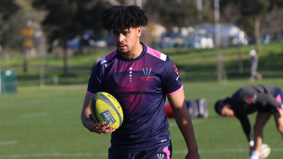 DEBUT: Ola Tauelangi spent two years at St Patrick's College before joining the Melbourne Rising program. Picture: Melbourne Rising.