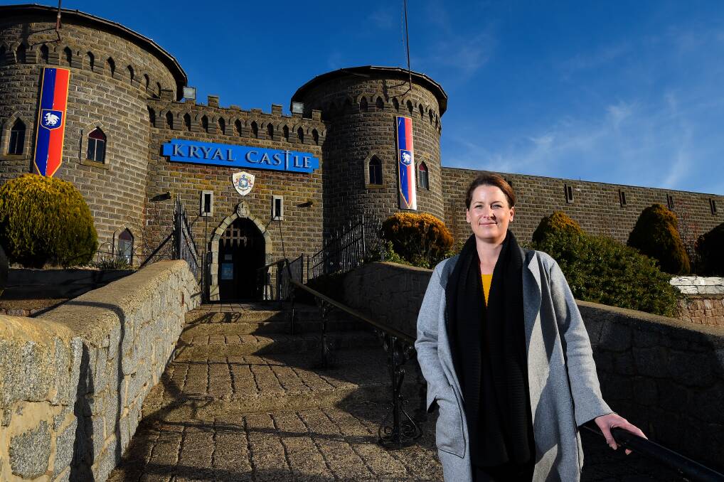 HOLDING THE FORT: Kryal Castle general Manager Melissa Dimond said support from regional Victoria is crucial for the business going forward. 