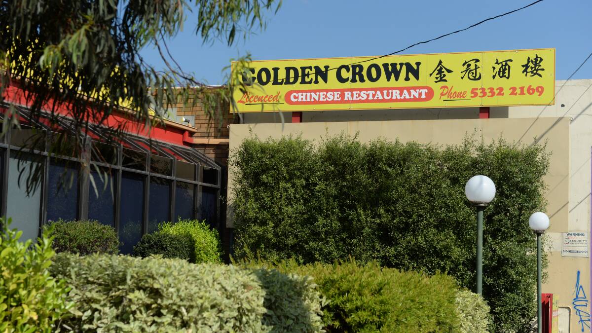 PUSHING THROUGH: The Golden Crown Chinese restaurant on Main Road. Picture: Kate Healy.