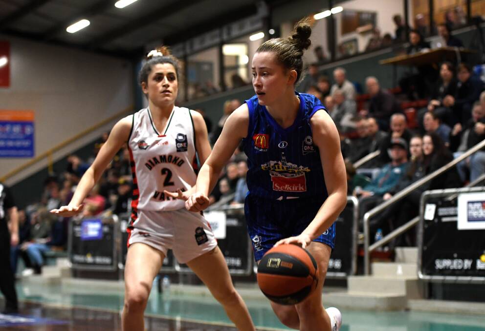 YOUNG GUN: Annie Collins appeared in 15 of the Rush's 20 games in the 2019 NBL1 season. Picture: Adam Trafford. 