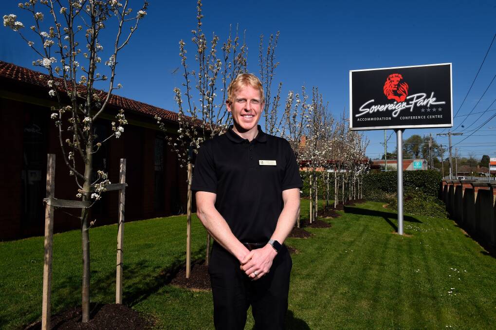 WELCOME: Sovereign Park Motor Inn owner Tim Canny is excited to see people from regional Victoria return to his venue. Picture: Adam Trafford.