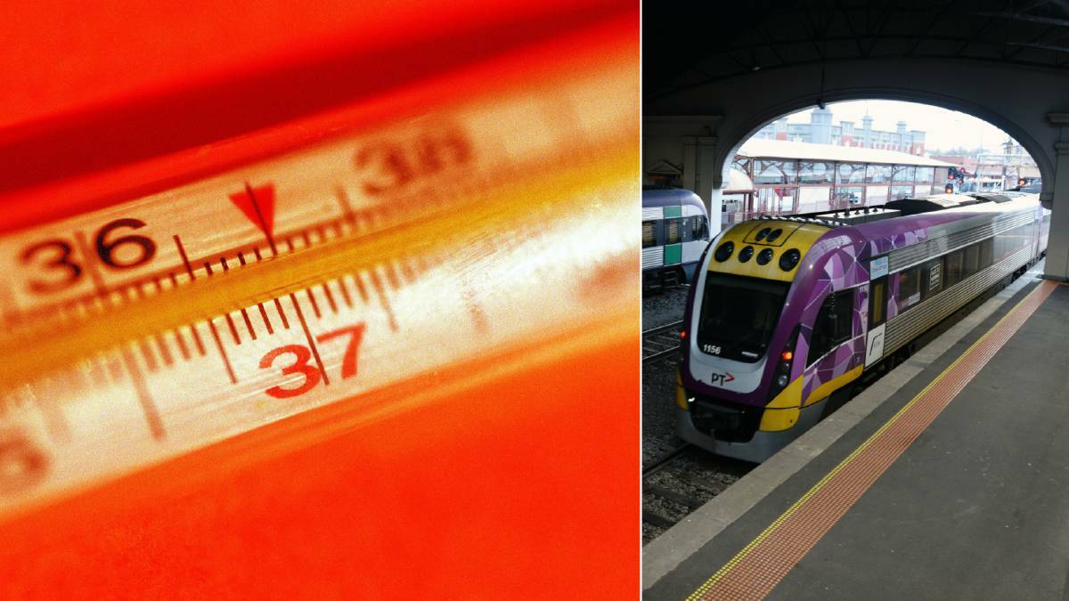 Sweltering heat to reduce speed on V/Line