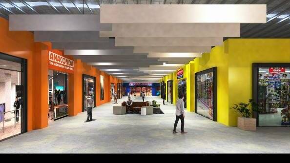 Artist impressions of the Home Consortium shopping centre. 
