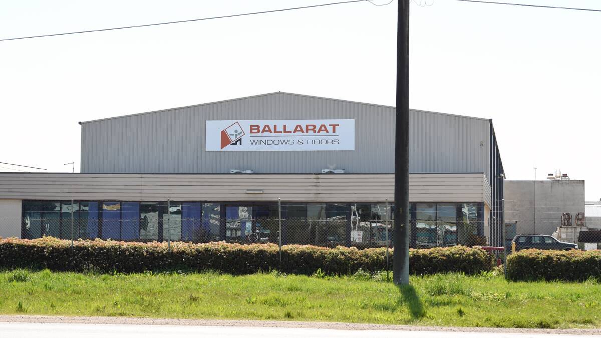 Ballarat Windows and Doors' Ring Road address. Picture: Kate Healy 