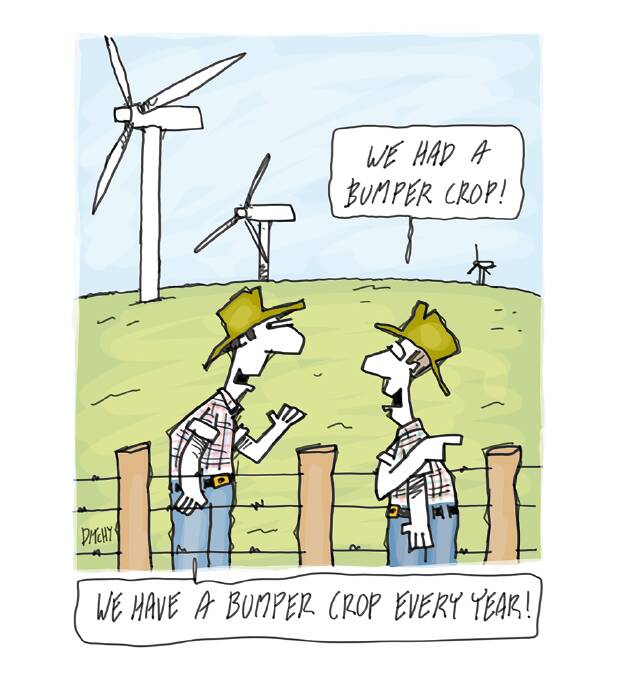 Ditchy's view:  Committee for Ballarat is calling on leaders throughout the Central Highlands region to embrace wind investment.  