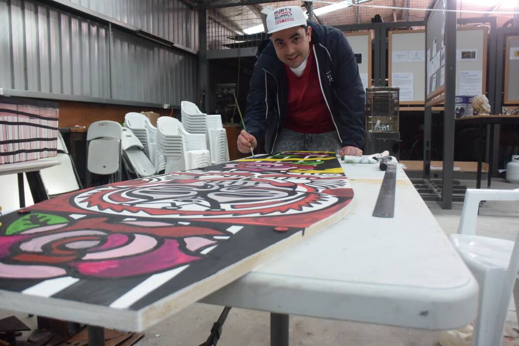 Taking inspiration: Ballarat artist Josh Muir will get an insight into indigenous art in Mexico when he begins a month-long residency in Oaxaca this week.